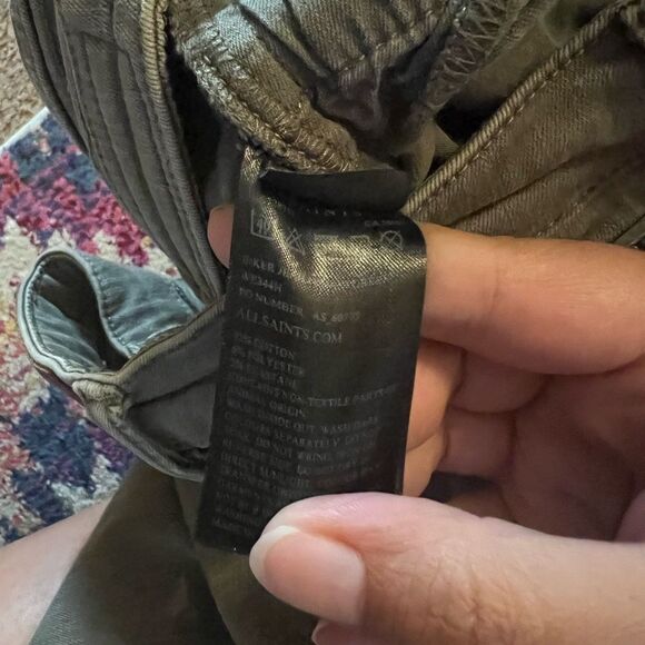 All saints biker jeans 27 - Picture 8 of 9